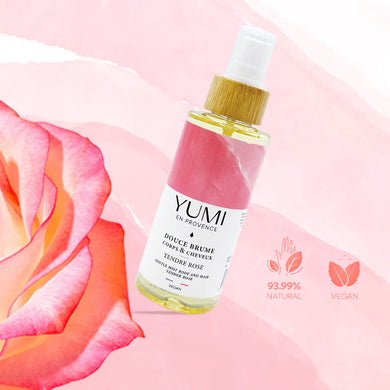 YUMI en Provence Gentle Mist Body and Hair - Tender Rose